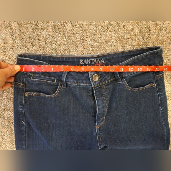 Santana cropped jeans. Size 10 - Picture 2 of 4
